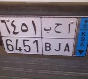沙特阿拉伯车牌图片