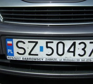 波兰车牌图片