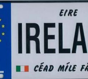南爱尔兰车牌图片