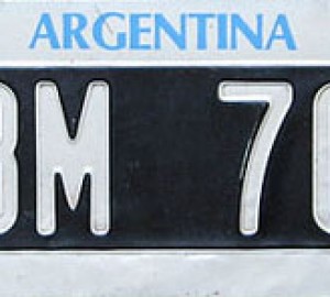 阿根廷车牌图片
