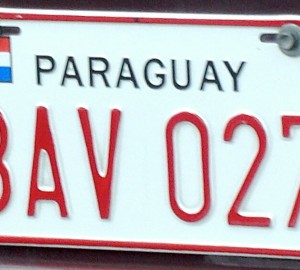 巴拉圭车牌图片