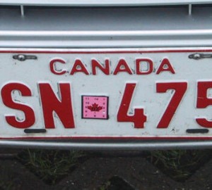 加拿大车牌图片
