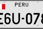 秘鲁车牌图片