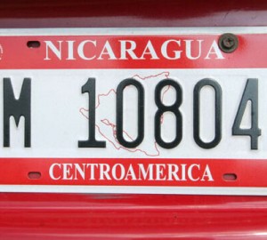 尼加拉瓜车牌图片
