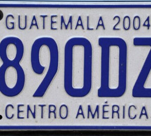 危地马拉车牌图片